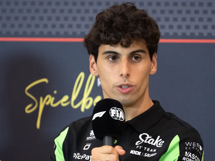 foto do piloto de formula 1: Gabriel Bortoleto