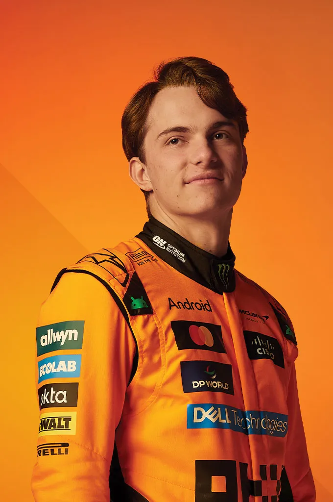 foto do piloto de formula 1: Oscar Piastri